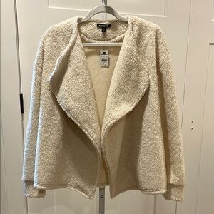 Express Cream Teddy Jacket